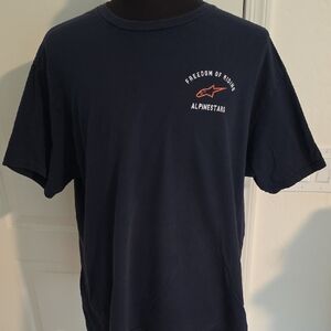 Alpinestars Dark Blue Short Sleeve Tee